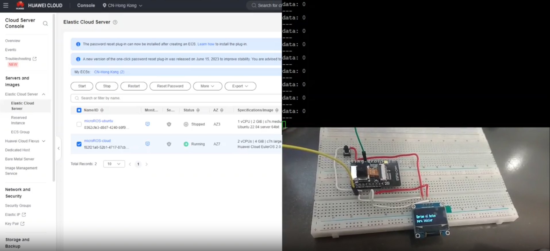 Micro-ROS on the cloud